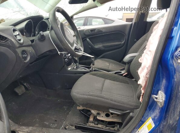 3FADP4EJ8KM120009 2019 FORD FIESTA Blue Вид салону спереду