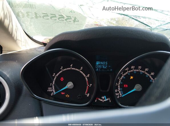 3FADP4EJ8KM131057 2019 FORD FIESTA Silver უკანა სავარძლების ხედი