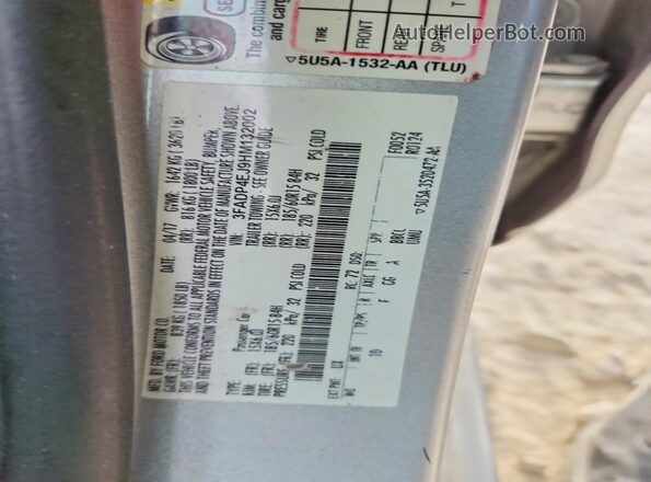 3FADP4EJ9HM132002 2017 FORD FIESTA Silver Vista del compartimento del motor