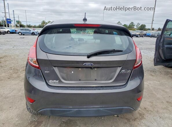 3FADP4EJ9JM103718 2018 FORD FIESTA Gray Widok z tyłu