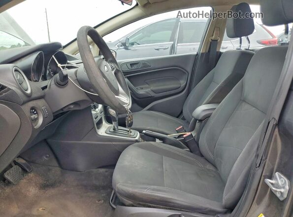 3FADP4EJ9JM103718 2018 FORD FIESTA Gray Widok wnętrza z przodu