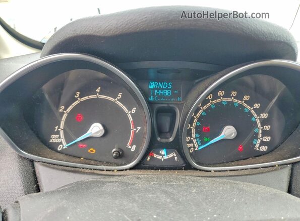 3FADP4EJ9JM103718 2018 FORD FIESTA Gray Widok zestawu wskaźników