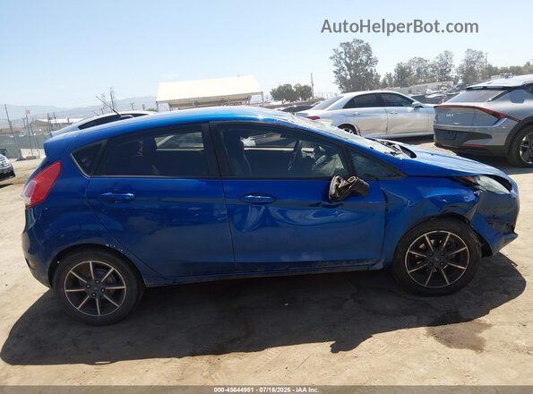 3FADP4EJ9JM104674 2018 FORD FIESTA Blue ხელსაწყოთა პანელის ხედი