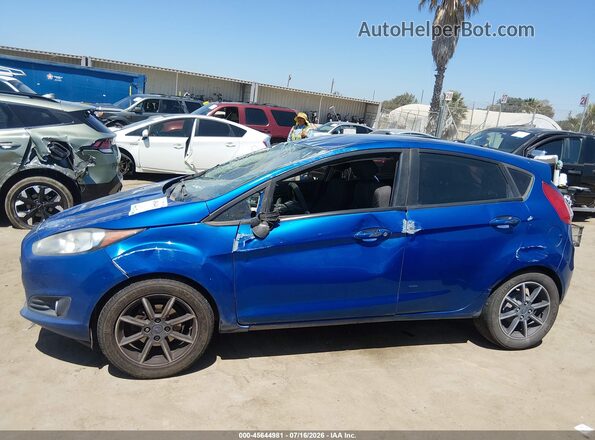 3FADP4EJ9JM104674 2018 FORD FIESTA Blue უკანა სალონის ხედი