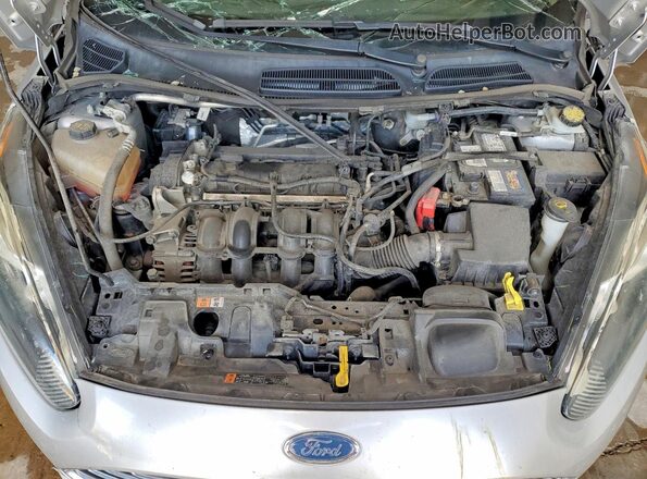 3FADP4EJ9JM144916 2018 FORD FIESTA Silver უკანა სალონის ხედი