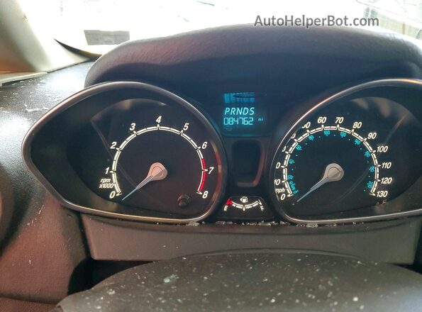 3FADP4EJ9JM144916 2018 FORD FIESTA Silver ხელსაწყოთა პანელის ხედი