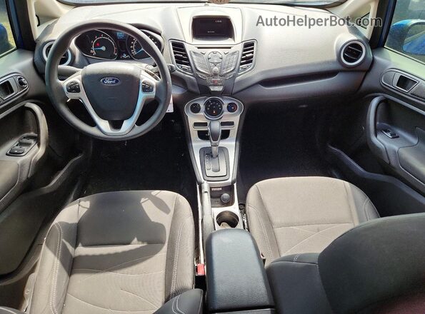 3FADP4EJ9KM144612 2019 FORD FIESTA Blue Front interior view