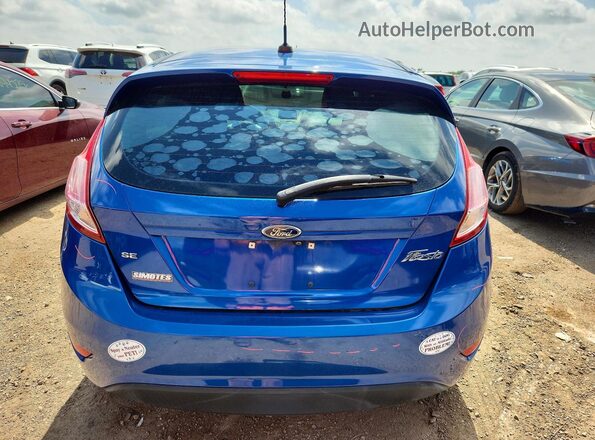 3FADP4EJ9KM144612 2019 FORD FIESTA Blue Rear view