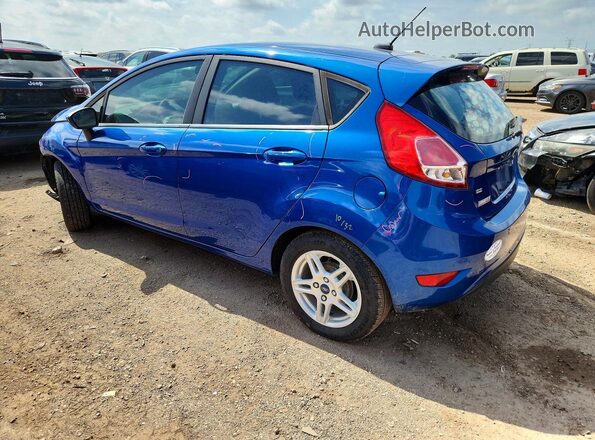 3FADP4EJ9KM144612 2019 FORD FIESTA Blue Rear left