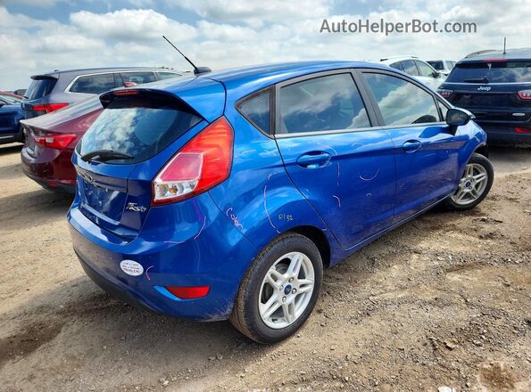 3FADP4EJ9KM144612 2019 FORD FIESTA Blue Rear right