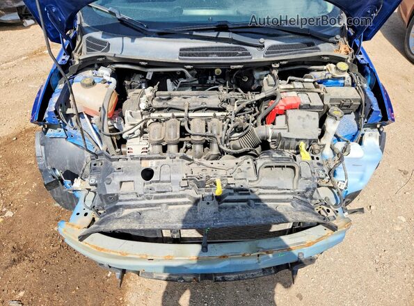 3FADP4EJ9KM144612 2019 FORD FIESTA Blue Rear seats view