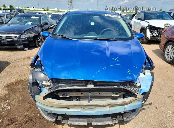 3FADP4EJ9KM144612 2019 FORD FIESTA Blue Front view