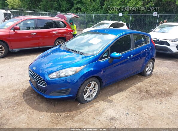 3FADP4EJ9KM151561 2019 FORD FIESTA Blue Առջևի ձախ երեք քառորդ տեսարան
