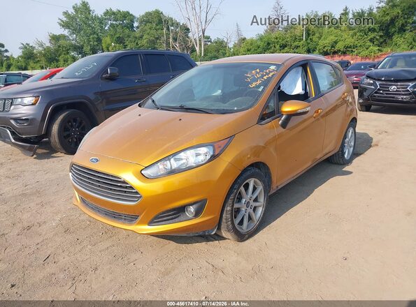 3FADP4EJXGM163399 2016 FORD FIESTA Orange წინა მარცხენა ხედი სამი მეოთხედიდან