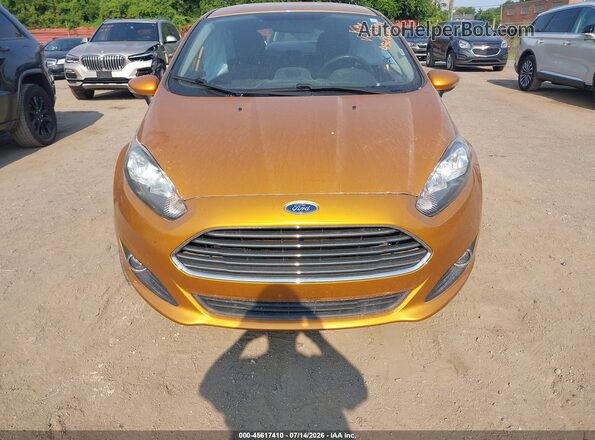3FADP4EJXGM163399 2016 FORD FIESTA Orange ხელსაწყოთა პანელის ხედი