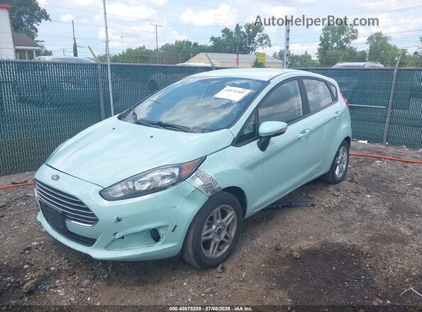3FADP4EJXHM112714 2017 FORD FIESTA Green Առջևի ձախ երեք քառորդ տեսարան