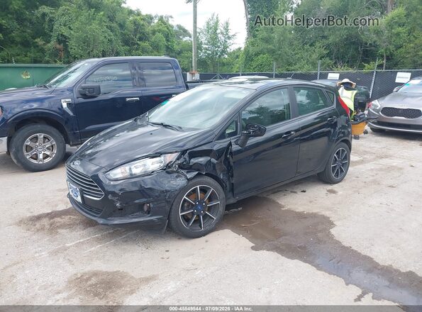 3FADP4EJXJM109821 2018 FORD FIESTA Black Передня ліва чверть