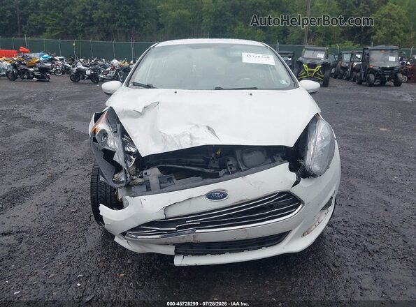 3FADP4EJXKM107228 2019 FORD FIESTA White Widok zestawu wskaźników