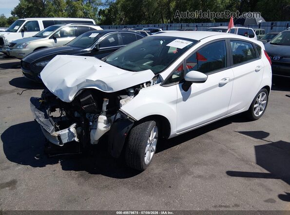 3FADP4EJXKM154596 2019 FORD FIESTA White Առջևի ձախ երեք քառորդ տեսարան
