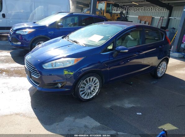3FADP4FJ0GM141152 2016 FORD FIESTA Синий Передняя левая четверть