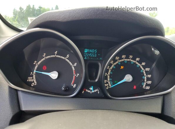 3FADP4FJ1GM188335 2016 FORD FIESTA Gray Vista del cuadro de instrumentos