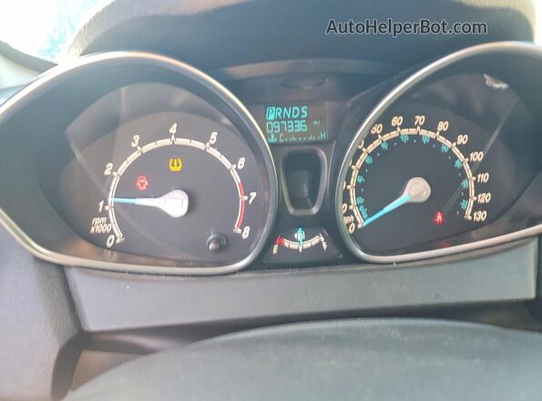 3FADP4FJ5HM129757 2017 FORD FIESTA Blue Vista del cuadro de instrumentos