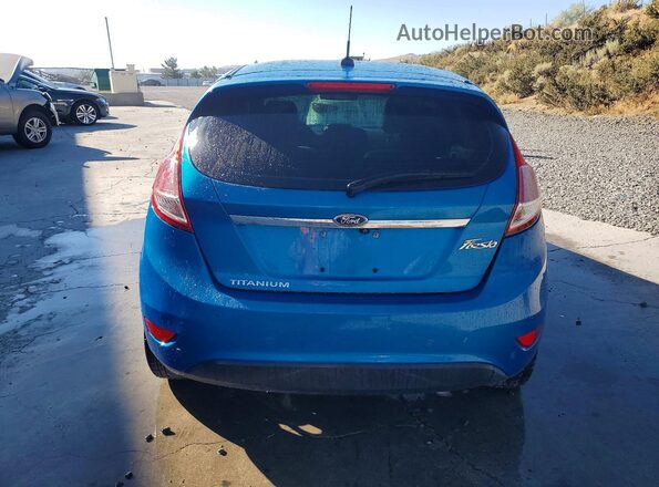 3FADP4FJ5HM129757 2017 FORD FIESTA Blue Vista trasera