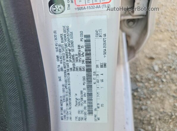 3FADP4FJ9GM157060 2016 FORD FIESTA White ძრავის განყოფილების ხედი
