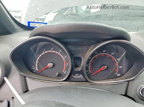 3FADP4GX0HM125747 2017 FORD FIESTA Gray Widok zestawu wskaźników