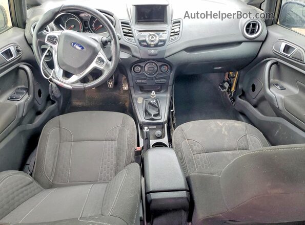 3FADP4GX0HM125747 2017 FORD FIESTA Gray Widok deski rozdzielczej
