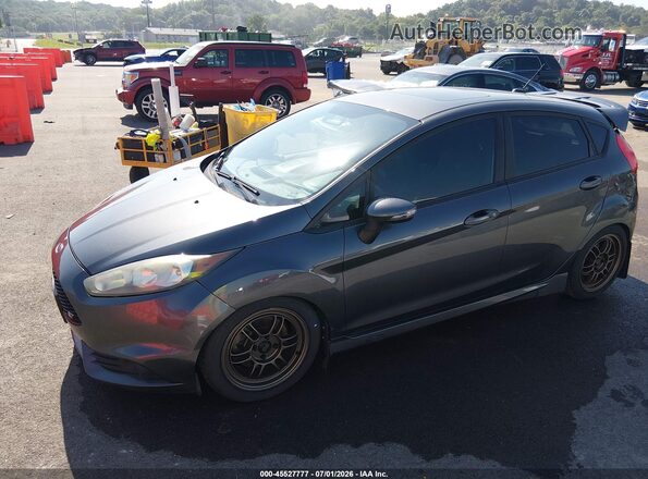 3FADP4GX4KM154837 2019 FORD FIESTA Gray Vista tres cuartos delantera izquierda