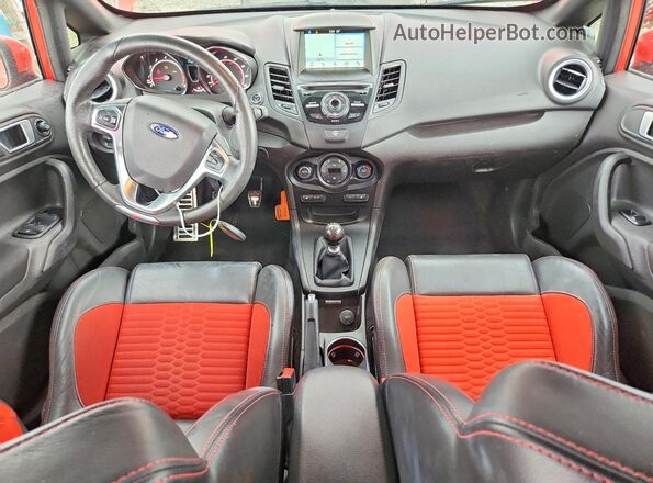 3FADP4GX6GM114069 2016 FORD FIESTA Оранжевый Вид панели приборов
