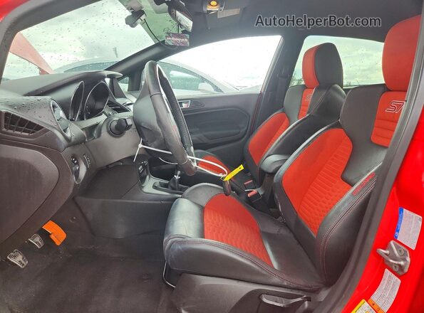 3FADP4GX6GM114069 2016 FORD FIESTA Оранжевый Вид салона спереди
