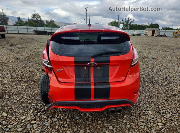 3FADP4GX6GM114069 2016 FORD FIESTA Оранжевый Вид сзади
