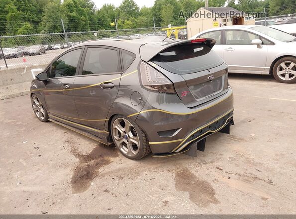 3FADP4GX7JM141854 2018 FORD FIESTA Gray Rear left