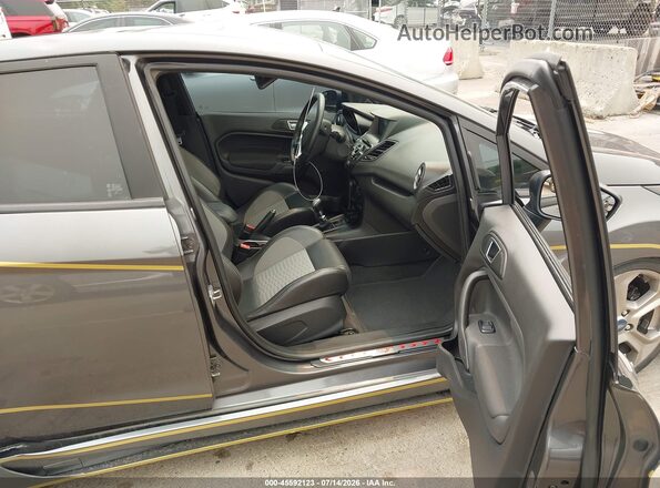 3FADP4GX7JM141854 2018 FORD FIESTA Gray Front interior view