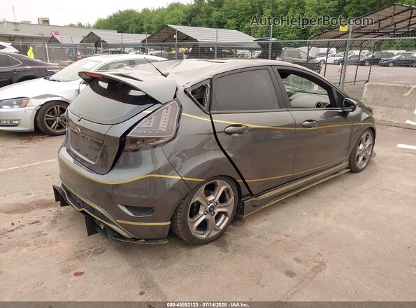 3FADP4GX7JM141854 2018 FORD FIESTA Gray Rear right