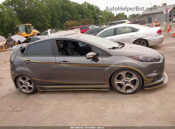 3FADP4GX7JM141854 2018 FORD FIESTA Gray Rear interior view