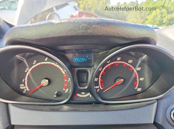3FADP4GX8JM113562 2018 FORD FIESTA Gray Widok zestawu wskaźników