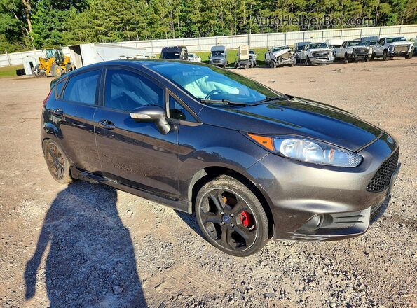 3FADP4GX8JM113562 2018 FORD FIESTA Gray Przód prawy