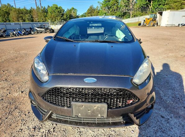 3FADP4GX8JM113562 2018 FORD FIESTA Gray Widok z przodu