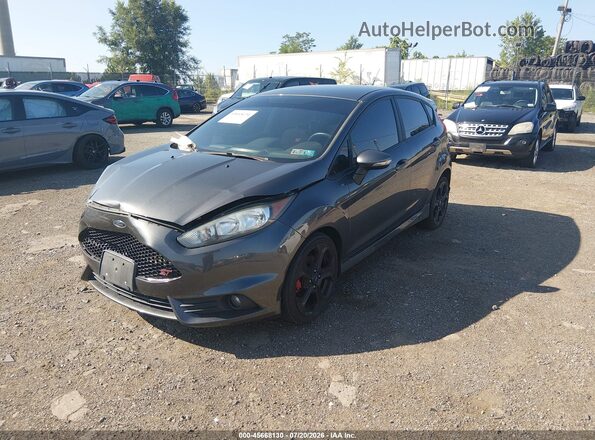 3FADP4GX9HM136763 2017 FORD FIESTA Серый Передняя левая четверть