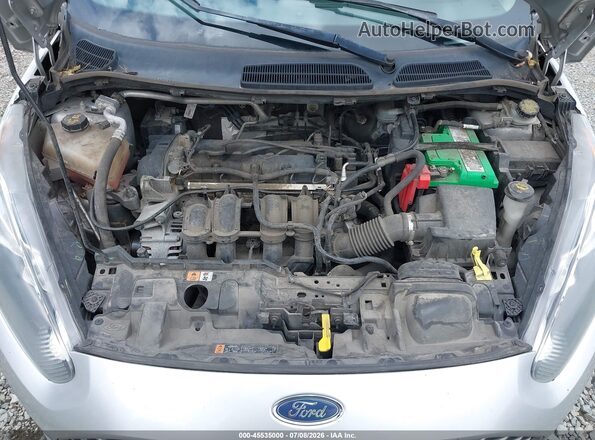 3FADP4TJ2JM132741 2018 FORD FIESTA Серебряный Вид сзади