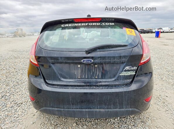 3FADP4TJ5JM144219 2018 FORD FIESTA Черный Вид сзади