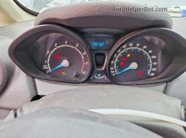 3FADP4TJ5JM144219 2018 FORD FIESTA Черный Вид щитка приборов