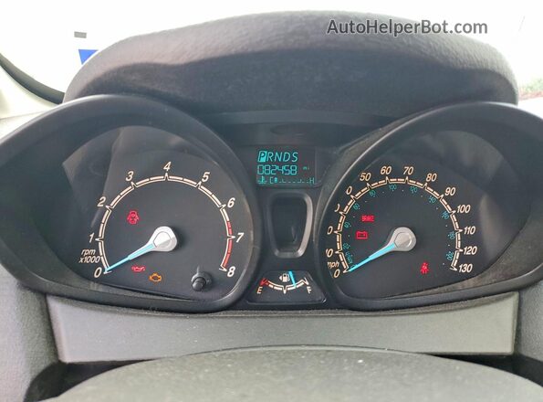 3FADP4TJ6GM169638 2016 FORD FIESTA Silver Instrument cluster view