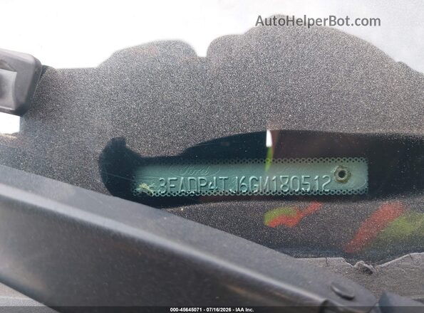 3FADP4TJ6GM180512 2016 FORD FIESTA Black Շարժիչի բաժամունքի տեսք