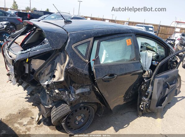 3FADP4TJ9HM159574 2017 FORD FIESTA Black Tył prawy