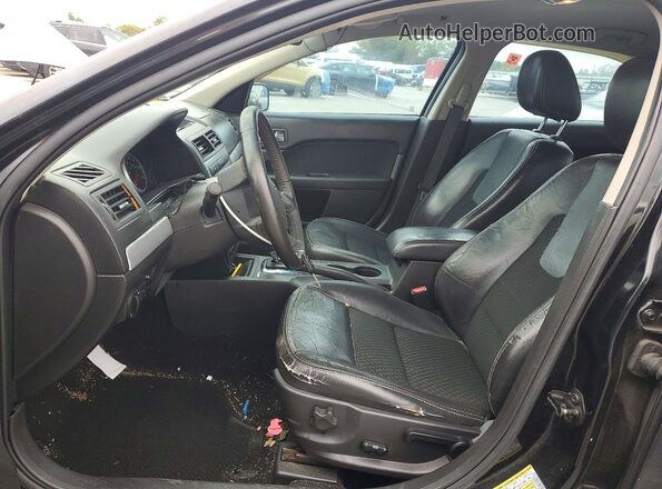 3FAHP07Z19R135526 2009 FORD ESCAPE Black Front interior view