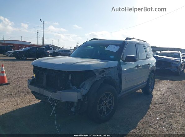 3FMCR9B60MRA76036 2021 FORD BRONCO SPORT Light Blue Передня ліва чверть